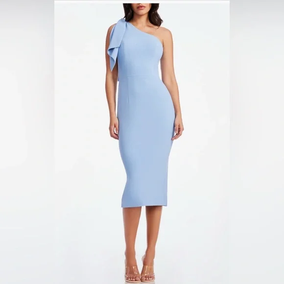 pink midi dress with sleeves Andrea Pink Midi Dress | Women's Clothing